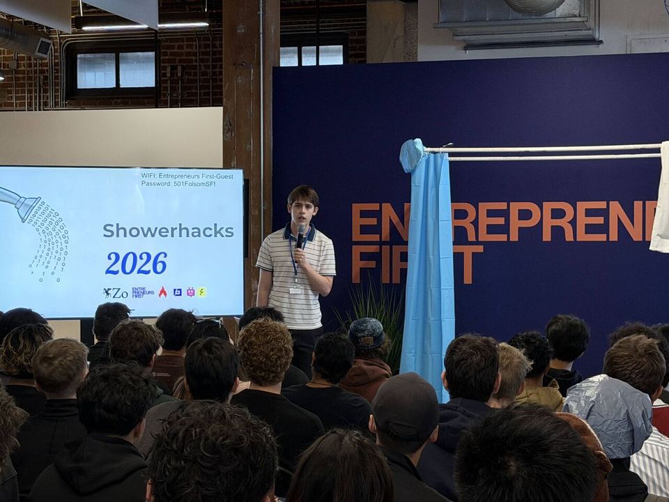 John Lins UCSB Speaking At Showerhacks Hackathon
